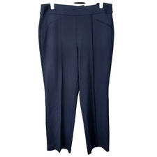 NWT Cato Est 1946 Classic Navy Blue Straight Leg Pants Size 18/20W Pull On picture