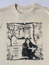 Rare Nick Drake Bryter Layter Gift For Fans Shirt White S to 5XL ZL231 picture