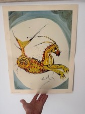 Salvadore Dali, Capricorn, Vintage 1969 Print picture