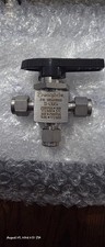 Swagelok SS-43GXS4 Stainless Steel 1-Piece 40GGG Series 3-Way Ball Valve,... picture