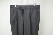 Incotex Charcoal Gray 100% Wool Dress Pants Sz 50 NEW picture