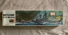 UNOPENED 1969 Revell Model Kit Battleship U.S.S. New Jersey Ship picture