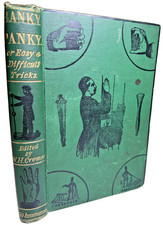 Antique Ornate Fancy Decorative Victorian Book Hanky Panky Cremer 1870s MAGIC picture