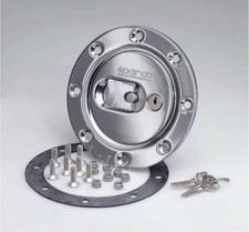 Sparco Locking Fuel Door, Chrome Played With Keys. Brand New Out The Box picture