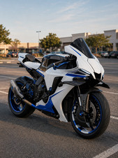 FSM Injection White Blue Fairing Fit for Yamaha 2020-2025 YZF R1 Bodywork a021 picture