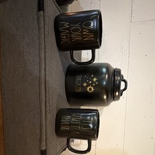 Rae Dunn Vintage Coffee Mug and Canister Set. Mystical Themed picture
