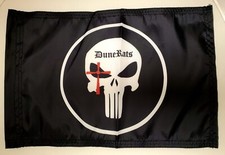 DuneRats® Original Punisher Crosshairs Custom ATV UTV MC Safety Whip Flag picture