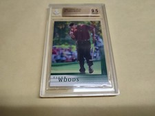 Tiger Woods 2001 Upper Deck #1 Rookie  BGS 9.5 X 3 Perfect GEM MINT 10 RC Card picture