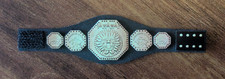 Custom WWE AAA Mega Championship Wrestling Title Belt LEATHER Dominik Mysterio picture