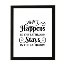 Designs ByLITA What Happens In The Bathroom Stays In The Bathroom picture