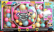 New LOL Surprise Mega Ball Magic Set 12 Dolls + 12 Outfits + 33 Accessories Case picture