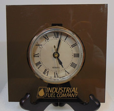 Industrial Fuel Company US Advertising Clock Movement Quartz Analog Vintage Work picture