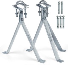 14 Inch Heavy-Duty Antenna Wall Mount,Windproof Stand Off Wall Mast Mount Clamps picture