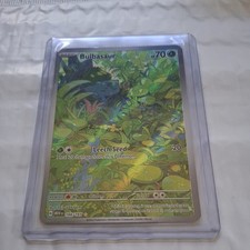 The Pokémon Company Bulbasaur 166/165 SV 151 Illustration Rare Holo HP 70 picture