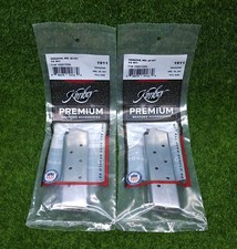 LOT (2) Kimber 1911 Full Size 8 Round .45 ACP OEM SS Pistol Magazines - 1000133A picture