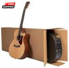 Guitar Shipping Box 20x8x50 Inch Heavy Duty Acoustic Guitar Moving Storage picture