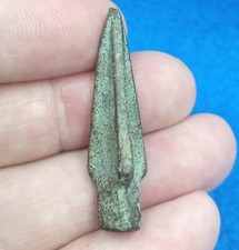 2,000 YR OLD ANCIENT ROMAN LONG SHOT BRONZE ARROWHEAD picture