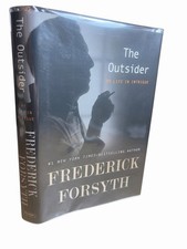 SIGNED The Outsider Frederick Forsyth 2015 1st Edition 1st Printing HC DJ picture