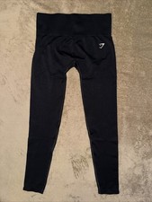 GYMSHARK Everyday Seamless Leggings in Black - Size Medium picture