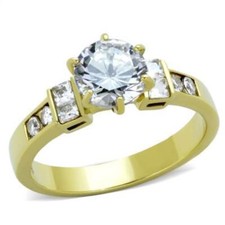 Anillo de Compromiso Boda y Matrimonio con Diamante Zirconia Para Mujeres Color picture