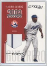 2003 Donruss Studio Player Collection Jerseys 137/300 Vladimir Guerrero HOF 0q3 picture