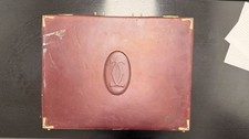 vintage Must de Cartier burgundy leather attaché briefcase picture