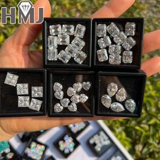 US 0.1-10ct D Color Round VVS1 GRA Certified Moissanite Stone for Jewelry DIY picture