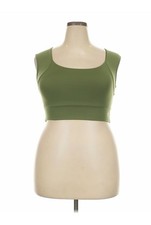 Forme Power Bra Green Black Posture Correcting Sports Bra Size XXXL picture