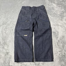 Levi’s Kids 2004 RARE Stiff Denim Utility Style Sample Jeans Size 6 Years Old picture