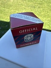 Official Seamless 555 Black Rubber Handball Original Box Vintage Rocky  picture
