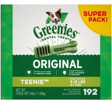 Greenies Teenie Dental Dog Treats, 54 oz (192 count) picture