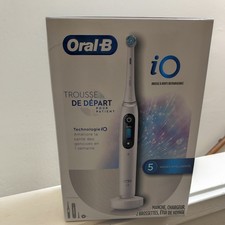 Oral-B Pro IO Starter Kit Rechargeable Toothbrush Charger 2 Brush Heads Case NIB picture