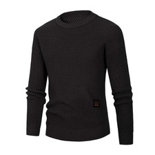 Amazon 2024 New Autumn and Winter Men's Crewneck Sweater Men's European and Amer picture