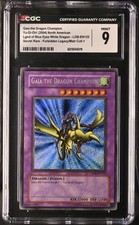 2004 Yu-Gi-Oh Gaia the Dragon Champion LOB-EN125 Master Collection CGC 9 picture
