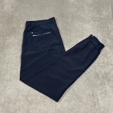 Primo Golf Jogger Pants Mens 34x32 Navy Blue Tapered Golf Performance Stretch picture