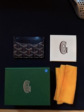 Goyard Saint Sulpice Card Holder Wallet Navy picture