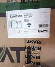 Ruvati Parmi Undermount 29.5-in x 20.625-in Brushed Stainless Steel Double picture