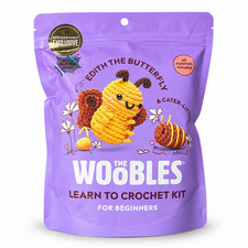 The Woobles Edith the Butterfly & Cater Little DIY Crochet Kit NEW B&N Exclusive picture