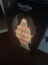 Martha Stewart Viral LED Reaper Mirror Halloween Deco They are Right Behind You picture