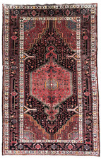 Vintage Tuyserkan Tribal Geometric Hand Knotted Wool Oriental 5x10 Rug Boho picture