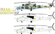 BSmodelle 48012 - 1/48 Mil Mi-24 Ukraine AF decal for aircraft model scale kit picture