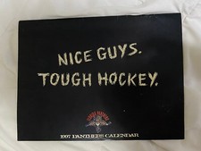 florida panthers 1997 game  calendar signed by 4 players With Magazine picture