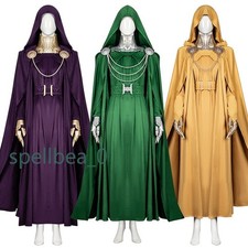 Avengers: Doomsday Latverian Witch Cosplay Costume Hooded Robe Halloween Outfit picture
