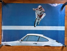 Vintage Original Timmy Judge Porsche 911 Poster 1982 Wizards BMX - 23x34 picture
