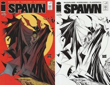 Image Mexico SPAWN #230 Todd McFarlane COLOR & SKETCH Variant picture