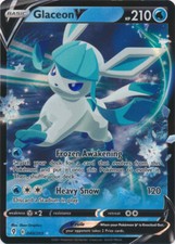 Glaceon V - 040/203 Ultra Rare Evolving Skies NM Pokemon TCG picture