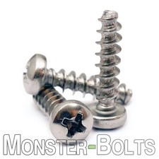 Bulk Qty 3500 - M3.5-1.57 x 16mm Phil Pan PT-Alt 30� Thread Forming, Stainless picture