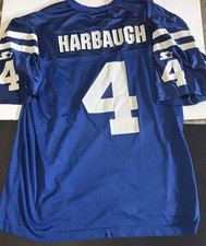 Vintage 1995 Starter x Indianapolis Colts x Jim Harbaugh #4 Jersey Size 54/XXL picture