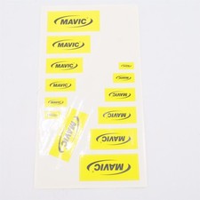 NOS Genuine Mavic Stickers Decals Rim Chainstay Yellow picture