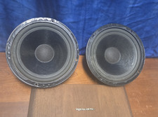 Vtg Ceramic Speaker Pair 8